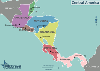 Central America Map